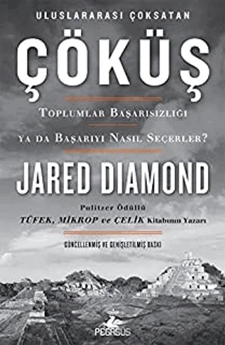 Çöküş – Jared Diamond – Pegasus Yayınları kitap kapağı