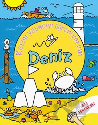 Resim Yapmayı Öğreniyorum - Deniz – Kolektif – İş Bankası Kültür Yayınları kitap kapağı