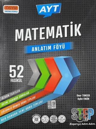 AYT Matematik Konu Anlatım Föyü – Onur Tuncer, Aydın Engin – Step kitap kapağı
