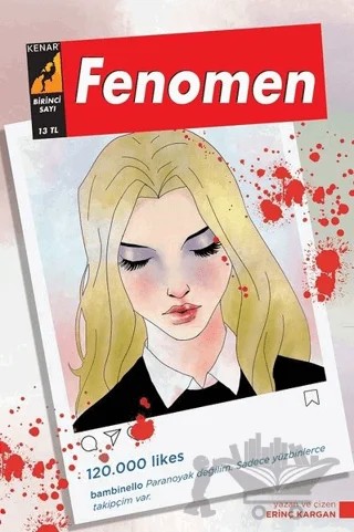 Fenomen 1 – Erinç Kargan – Arka Bahçe Yayıncılık kitap kapağı