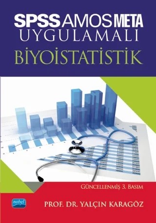 SPSS AMOS META Uygulamalı Biyoistatistik – Yalçın Karagöz – Nobel Akademik Yayıncılık kitap kapağı