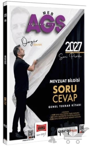 2027 MEB-AGS Mevzuat Bilgisi Soru Cevap Genel Tekrar Kitabı – Özgür Özkınık – Yargı Yayınevi kitap kapağı