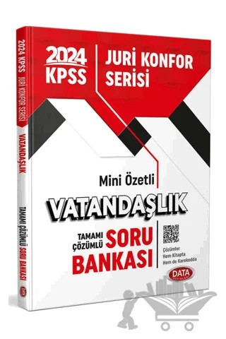 2024 KPSS Jüri Konfor Serisi Vatandaşlık Soru Bankası – Kolektif – Data Yayınları kitap kapağı