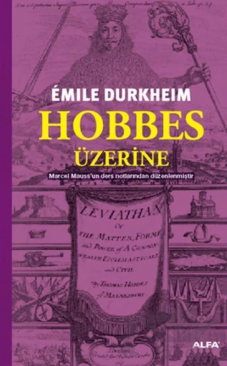 Hobbes Üzerine – Emile Durkheim – Alfa Yayınları kitap kapağı