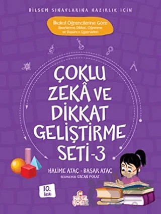 Çoklu Zeka ve Dikkat Geliştirme Seti - 3 – Başar Ataç, Halime Ataç – Nesil Çocuk Yayınları kitap kapağı