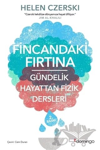 Fincandaki Fırtına – Helen Czerski – Domingo Yayınevi kitap kapağı