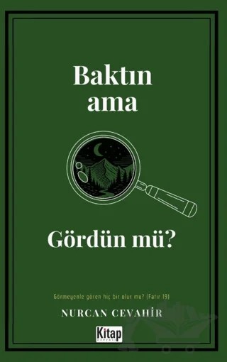 Baktın Ama Gördün Mü? – Nurcan Cevahir – Kitap Dünyası Yayınları kitap kapağı