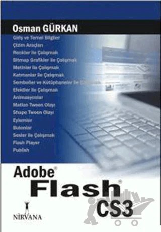 Adobe Flash CS3 – Osman Gürkan – Nirvana Yayınları kitap kapağı