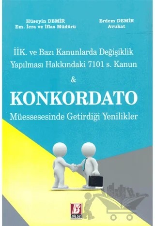 Konkordato – Erdem Demir, Hüseyin Demir – Bilge Yayınevi kitap kapağı