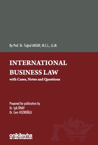 International Business Law – Cem Veziroğlu, Tuğrul Ansay, Işık Önay – On İki Levha Yayınları kitap kapağı