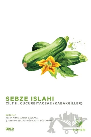 Sebze Islahı Cilt 2: Cucurbitaceae (Kabakgiller) – Ahmet Balkaya, Eftal Düzyaman, Kazım Abak, Ş. Şebnem Ellialtıoğlu – Gece Kitaplığı kitap kapağı
