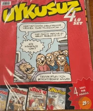 Uykusuz 4'lü Set 2023 – Mürekkep Basın Yayın kitap kapağı