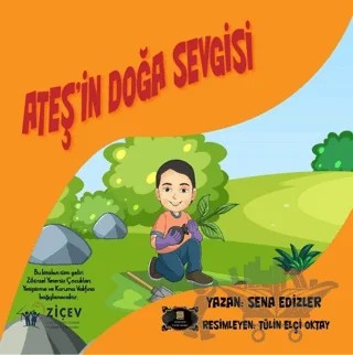 Ateş'in Doğa Sevgisi – Sena Edizler – Dionysos Yayın Group kitap kapağı