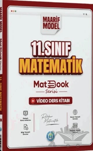 11. Sınıf Matematik Matbook Serisi Maarif Model Video Ders Kitabı – Kolektif – Rehber Matematik kitap kapağı