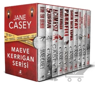 Jane Casey Maeve Kerrigan Serisi Tüm Kitaplar - Kutulu Set – Jane Casey – Olimpos Yayınları kitap kapağı