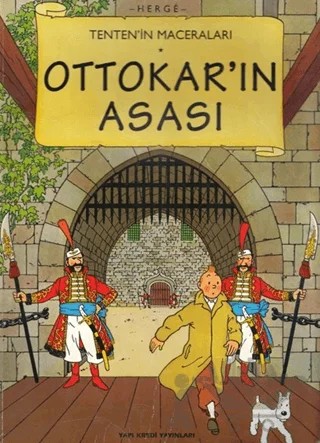 Tenten’in Maceraları Ottokar’ın Asası – Herge – Yapı Kredi Yayınları kitap kapağı