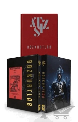 Bozkurtlar - Kırmızı Cilt (Albüm Baskı - Sinopsis Ekli) – Hüseyin Nihal Atsız – Ötüken Neşriyat kitap kapağı