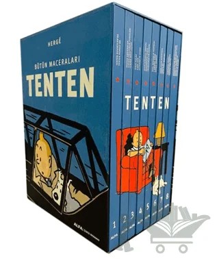 Tenten'in Maceraları (8 Kitap Takım Kutulu) – Herge – Alfa Yayınları kitap kapağı