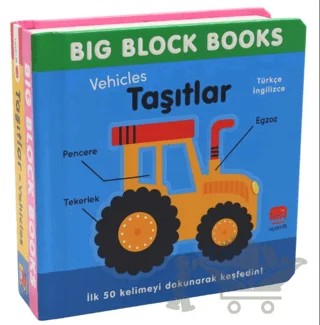 Big Block Books - Taşıtlar (Vehicles) – Kolektif – Uçan Fil Yayınları kitap kapağı