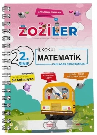 2. Sınıf Matematik Artırılmış Gerçeklik Etkileşimli Canlanan Soru Bankası – Kolektif – Zoziler kitap kapağı