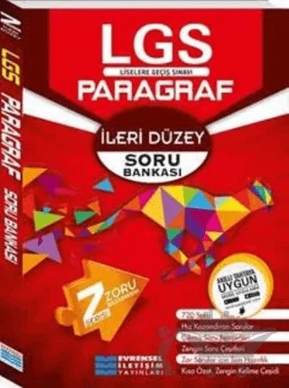 8. Sınıf LGS İleri Düzey Z Serisi Paragraf Soru Bankası – Kolektif – Evrensel İletişim Yayınları kitap kapağı