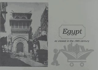 Egypt - As Viewed in the 19th Century – Kolektif – IRCICA kitap kapağı