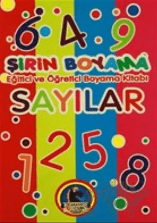 Şirin Boyama - Sayılar – Kolektif – Karatay Çocuk kitap kapağı