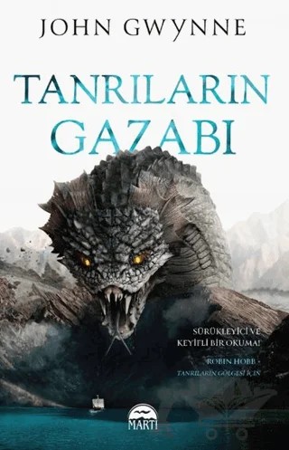 Tanrıların Gazabı – John Gwyne – Martı Yayınları kitap kapağı