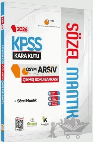 2026 KPSS Sözel Mantık Kara Kutu ÖSYM Çıkmış Soru Havuzu Bankası Konu Özetli Dijital Çözümlü – Kolektif – Karakutu Yayın kitap kapağı