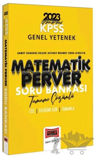 Yargı Yayınları 2023 KPSS Matematikperver Tamamı Çözümlü Soru Bankası – Kolektif – Yargı Yayınevi kitap kapağı