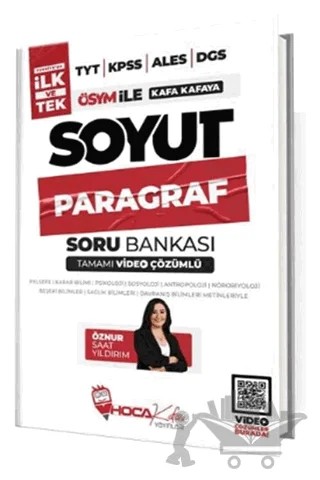 KPSS TYT ALES DGS Soyut Paragraf Soru – Öznur Saat Yıldırım – Hoca Kafası Yayınları kitap kapağı