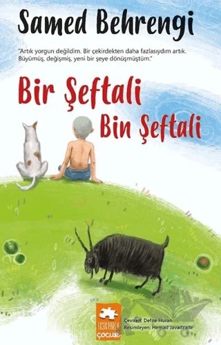 Bir Şeftali Bin Şeftali – Samed Behrengi – Eksik Parça Yayınları kitap kapağı
