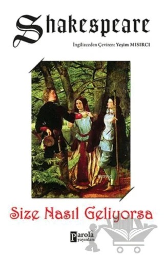 Size Nasıl Geliyorsa – William Shakespeare – Parola Yayınları kitap kapağı
