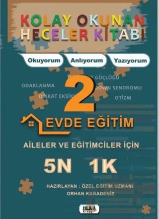 Kolay Okunan Heceler Kitabı 2 – Orhan Karadeniz – Tilki Kitap kitap kapağı