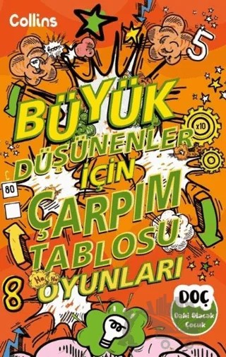 Büyük Düşünenler için Çarpım Tablosu Oyunları – Collins – Dahi Olacak Çocuk Yayınları kitap kapağı