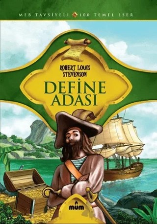 Define Adası – Robert Louıs Stevenson – Mum Yayınları kitap kapağı