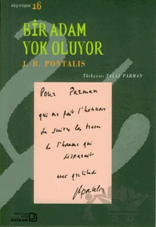 Bir Adam Yok Oluyor – J. B. Pontalis – Bağlam Yayınları kitap kapağı