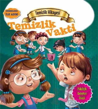 Temizlik Hikayesi: Temizlik Vakti – Tapasi De – Parıltı Yayınları kitap kapağı