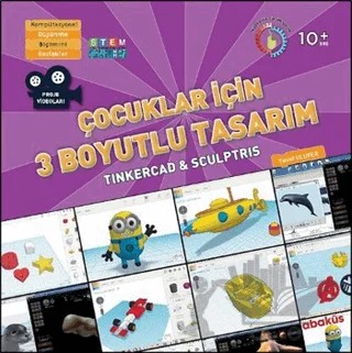 Çocuklar İçin 3 Boyutlu Tasarım (10+ Yaş) – Yusuf Ulufer – Abaküs Kitap kitap kapağı