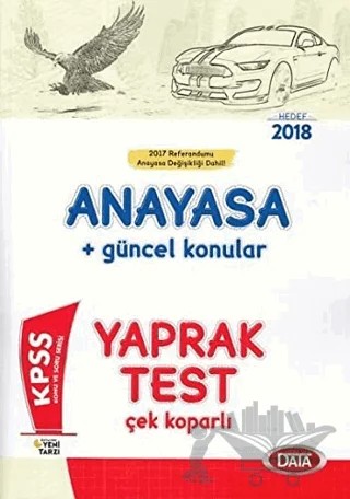 2018 KPSS Anayasa Güncel Konular Çek Koparlı Yaprak Test – Kolektif – Data Yayınları kitap kapağı