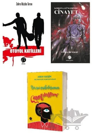 Otoyol Katilleri - Korona Günlerinde Cinayet - Bir Suç Psikoloğunun Not Defteri - Polisiye Gerilim Seti (3 Kitap Takım) – Zehra Acicbe Torun, Funda Menekşe, Arkın Gelişin – Herdem Kitap kitap kapağı