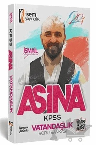 2021 KPSS Vatandaşlık Aşina Tamamı Çözümlü Soru Bankası – İsmail Eryılmaz – İSEM Yayıncılık kitap kapağı