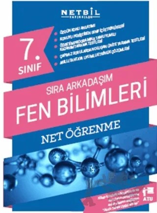 7. Sınıf Fen Bilimleri Sıra Arkadaşım Net Öğren – Kolektif – Netbil Yayıncılık kitap kapağı