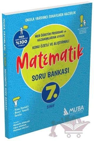 7. Sınıf Matematik Soru Bankası – Mustafa Arıkan, Uğur Akhan, Mahmut Oktay – Muba Yayınları kitap kapağı