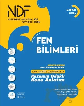 6. Sınıf Fen Bilimleri Kazanım Odaklı Konu Anlatımı – Kolektif – Startfen Yayınları kitap kapağı