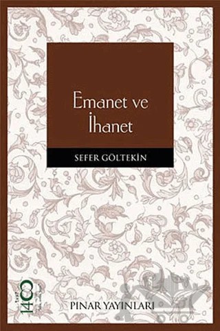 Emanet ve İhanet – Sefer Göltekin – Pınar Yayınları kitap kapağı