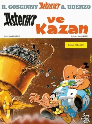 Asteriks ve Kazan – Albert Uderzo, Rene Goscinny – Remzi Kitabevi kitap kapağı