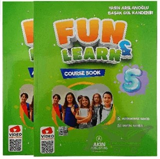 Fun and Learn 5 (Course Book, Activity Book) – Başak Gül Kandemir, Yasin Arslanoğlu – Akın Dil Eğitim kitap kapağı