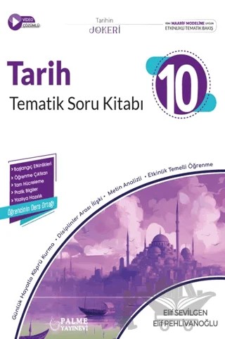 10. Sınıf Joker Tarih Soru Kitabı – Elif Sevilgen, Elif Pehlivanoğlu – Palme Yayınları kitap kapağı