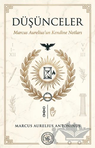 Düşünceler – Marcus Aurelius Antoninus – Hatem'ül Enbiya Yayıncılık kitap kapağı